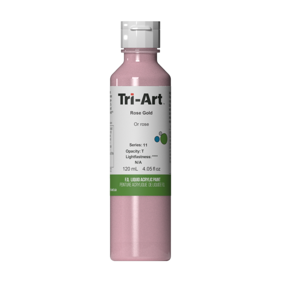 Tri-Art Liquid Acrylic Paint : Rose Gold