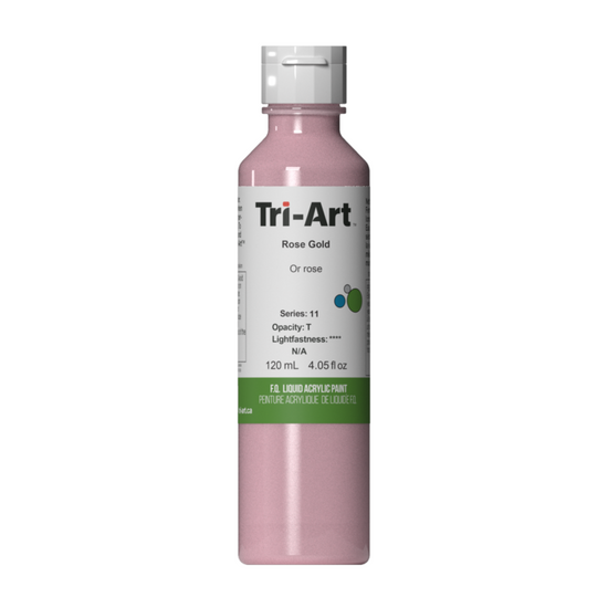 Tri-Art Liquid Acrylic Paint : Rose Gold