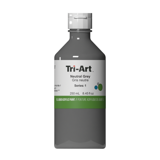 Tri-Art Liquid Acrylic Paint : Neutral Grey