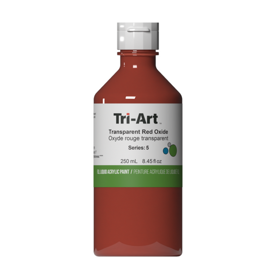 Tri-Art Liquid Acrylic Paint : Transparent Red Oxide